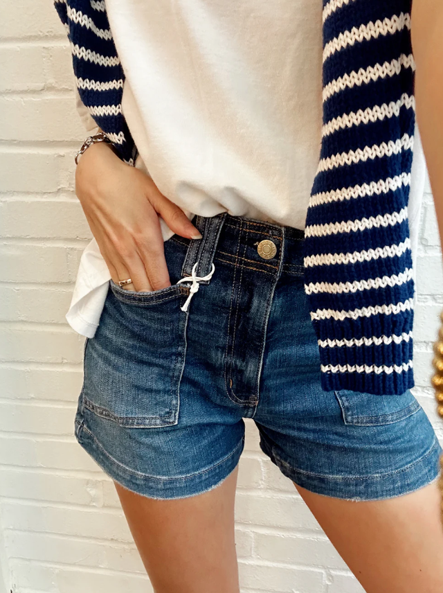 新品　Her lip to Chain Boucle Shorts SculptStretch High-rise Ribbed Bike Short For Women | J.Crew