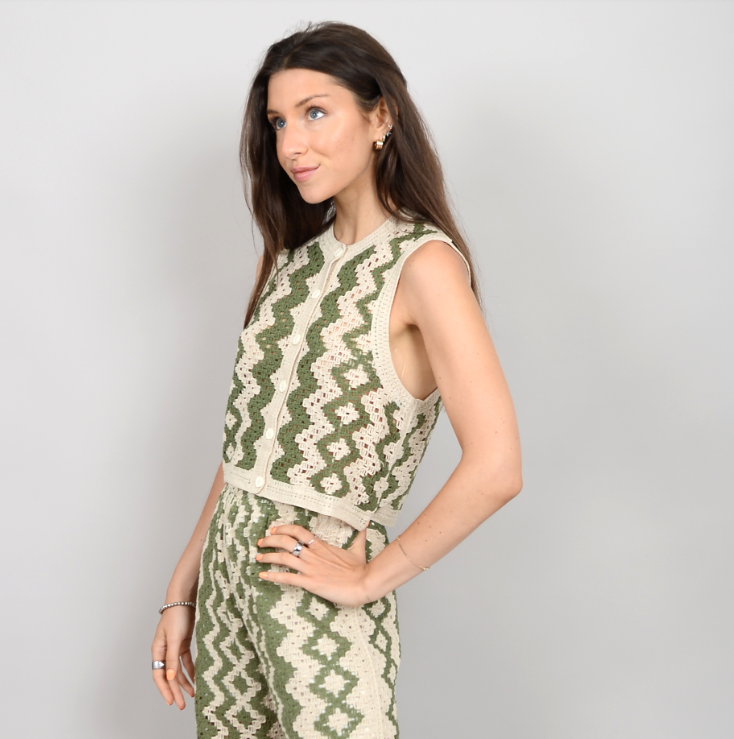 papier backopen tank/khaki