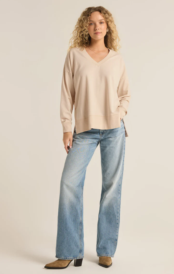 Modern V Neck Weekender Fossil Z Supply The Butterfly Boutique