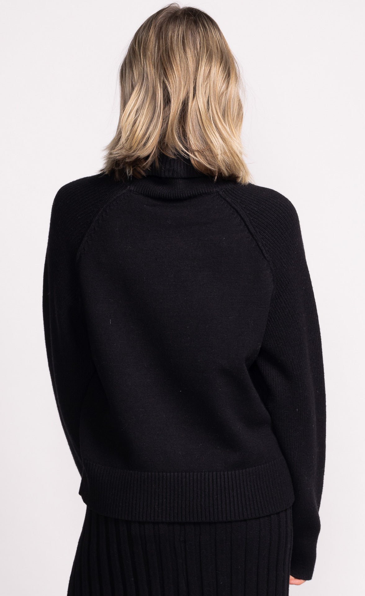 Sadie Sweater Black Pink Martini The Butterfly Boutique